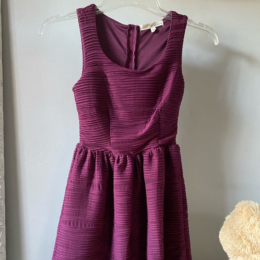 Maroon holiday dress